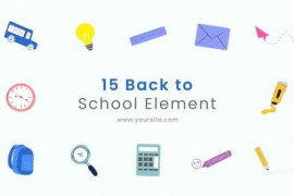 Back To School Element Premiere Pro Template 44674656