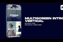 Free Download:Vertical Multiscreen Intro 59796669