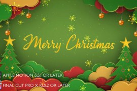 Merry Christmas Opener - Apple Motion 49280502