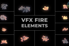 VFX Fire Elements for DaVinci Resolve 52259073