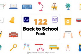 Back to School Elements For After Effects 47553892