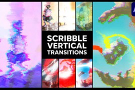 Scribble Vertical Transitions | After Effects 52610080
