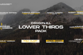 Lower Thirds Pack / AE 48694019