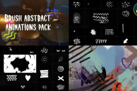 Brush Abstract Animations Pack for DaVinci Resolve 43014876