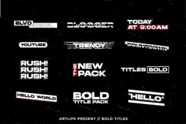 Bolt Titles | FCPX & Apple Motion 49176634