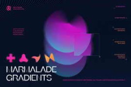 CreativeMarket – Marmalade Abstract Gradients & Shapes 91924188