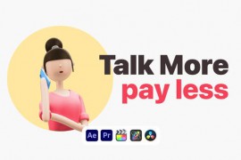 Explainer Girl Talking on Phone 50622959