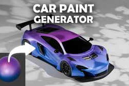 Gumroad – Blender Addon – Car Paint Generator v1.1.0
