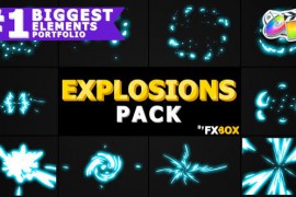 2D Explosion Elements | FCPX 25579495