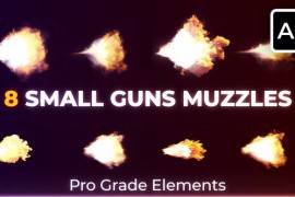 Small Guns Gunfire Muzzle Flashes 45529423