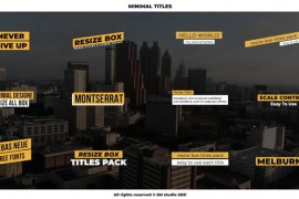Minimal Titles 2.0 | FCPX 34315698