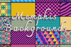 Memphis Colorful Backgrounds 47490756