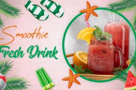 Fresh and Healthy Drink Promo 45149572