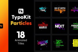 Typo Kit Particles Titles for Premiere Pro 44565294