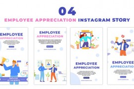 Animated Employee Appreciation Scene Instagram Story 