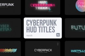 Cyberpunk HUD Titles 05 for After Effects 45232948