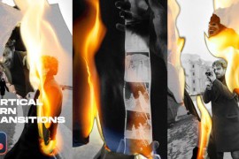 Vertical Burn Transitions for DaVinci Resolve | TikTok, Shorts, Reels 49399501
