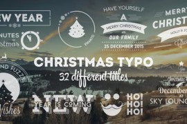 Christmas Typo - Titles, Greetings, Invitations 9790189