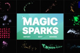 Christmas Magic Sparks | Premiere Pro MOGRT 42360573