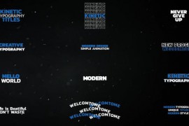 Kinetic Typography Titles | FCPX & Apple Motion 50102395