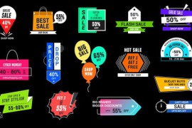 Sales & Discounts Badges 50889236