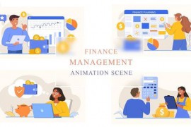 Finance Management Animation Scene 43418970