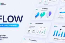 Flow - Chart Infographics Scenes Pack 50630420