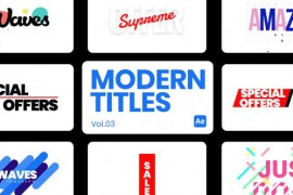 Modern Titles 03 for After Effects 44573797
