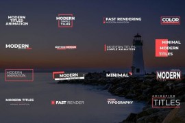 Modern Titles | FCPX & Apple Motion 42234299
