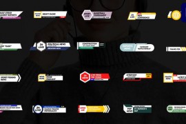 News Lower Thirds for Premiere Pro 43236458