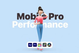 Explainer Girl Walking & Talking 50622974