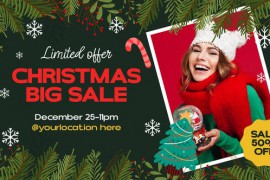 Merry Christmas Slider Promo 48091735