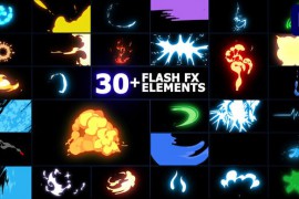 Flash FX Elements Pack | Premiere Pro MOGRT 43307372