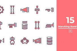 Marching Band Icon Premiere Pro 50333507