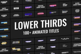 100+ Animated Lower Thirds 47434234