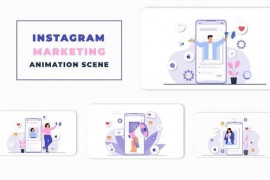 Instagram Marketing Premiere Pro Animation Scene Pack 46459642