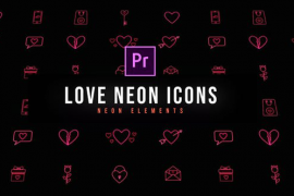 Love Neon Icons 47199706