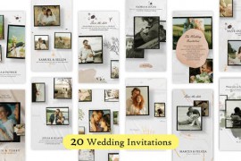 20 Glamorous Wedding Invitation Reels and Stories 48199304