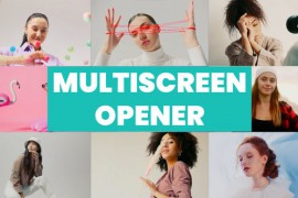 Rhythmic Multiscreen Dynamic Opener & Split Screen Slideshow 48896160