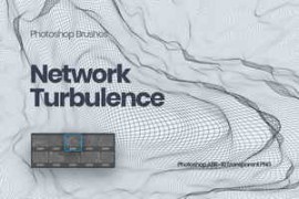 Free Download:Graphicriver – Network Turbulence Brushes 22387664