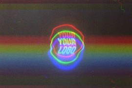 Glitchy Light Logo Mogrt 51838648