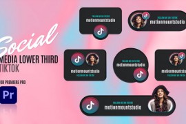 Social Media Lower Thirds TikTok - Premiere Pro 48886278