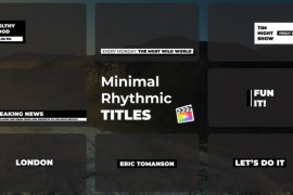 Minimal Rhythmic Titles | Final Cut Pro 48298629