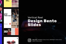 Design Bento Slides Vertical Reel 51581784