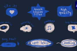 Speech Bubbles Titles for After Effects 43978942