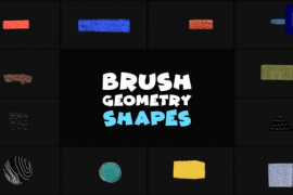 Brush Geomerty Shapes | Premiere Pro MOGRT 48934972