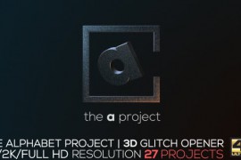The Alphabet Project | 3D Glitch Opener 18239333
