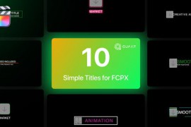 Simple Titles for Final Cut Pro X Vol. 02 44977910