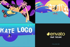 Skate Logo Opener for Premiere Pro 50958444