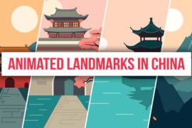Animated Landmarks In China 57354557